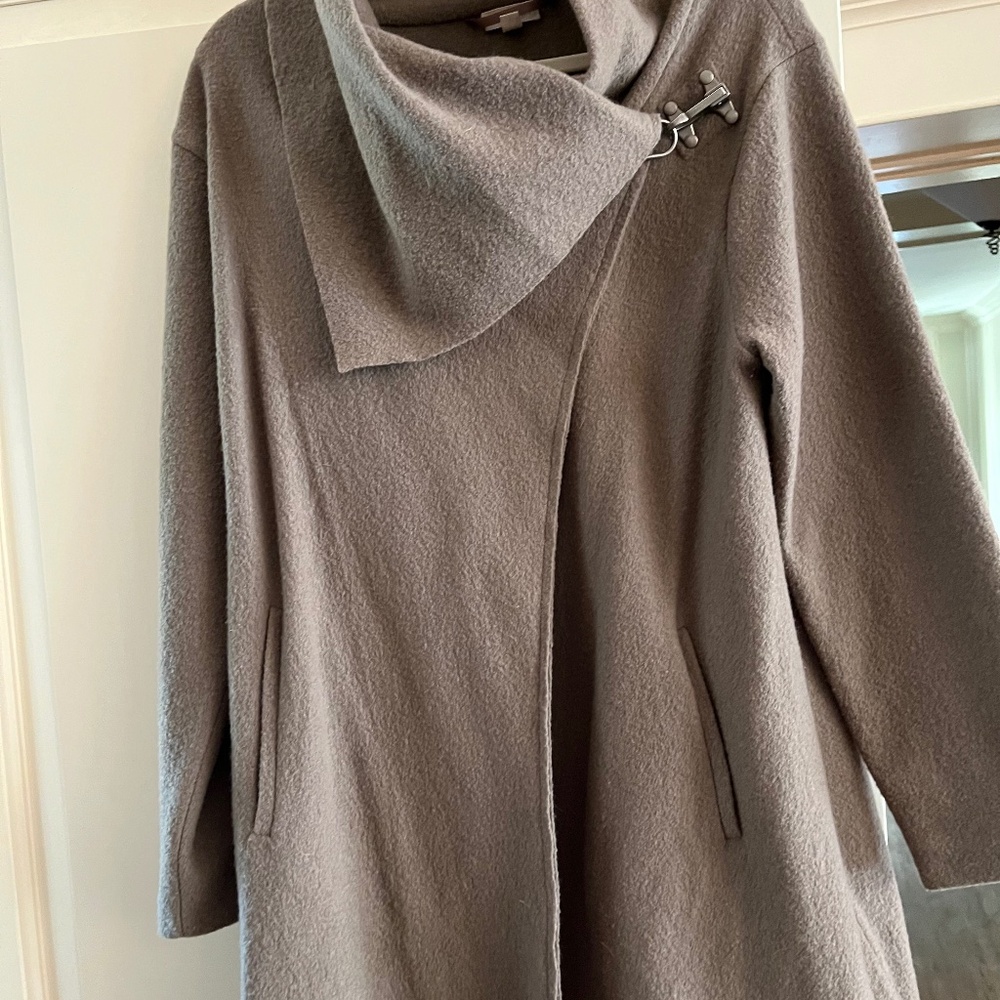 Garnet Hill gray wool jacket
